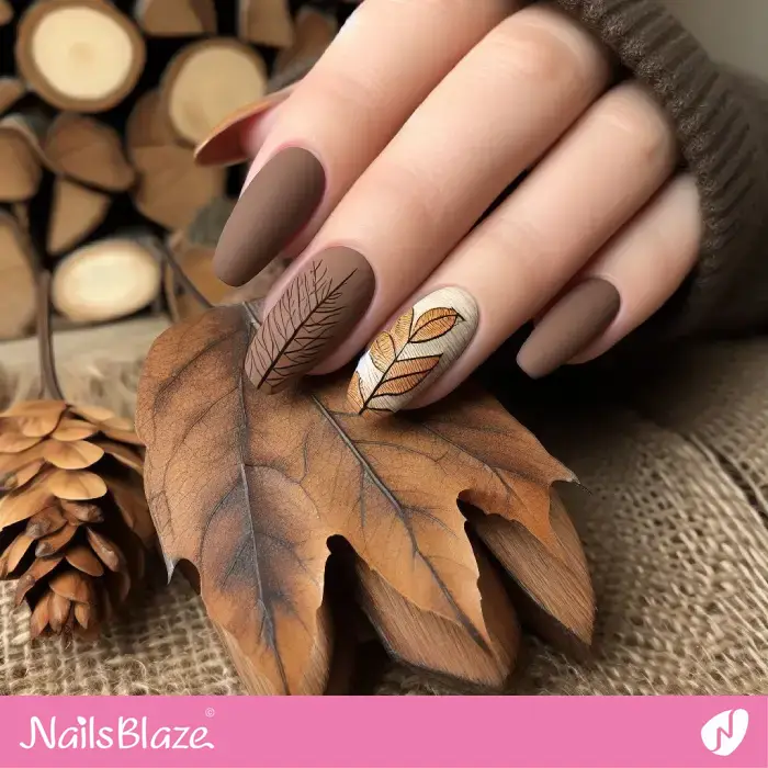 Fall Leaves Nails | Seasonal - NB1191